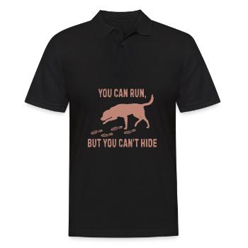 You can run but you can’t hide cadeau - Polo Homme - noir - Devant - Kai (181cm)