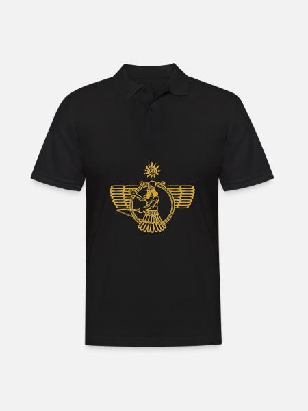 Anunnaki Mesopotamian Mythology Religion - Men's Polo Shirt - black