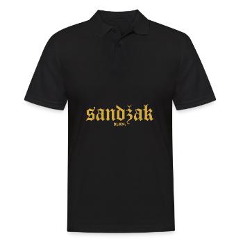 Sandžak SFRJ Geschenk Balkan Jugoslawien Jugo - Männer Poloshirt - Schwarz - Vorne - Kai (181cm)