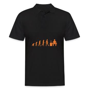 Mann Sauna Geschenk Saunahaus Banja Spa Hamam - Männer Poloshirt - Schwarz - Vorne - Kai (181cm)