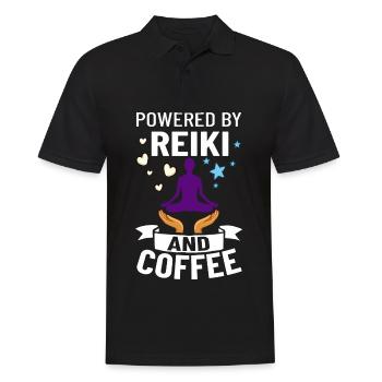 Reiki Guérisseur Énergie Guérison Musique Maître Pierre - Polo Homme - noir - Devant - Kai (181cm)