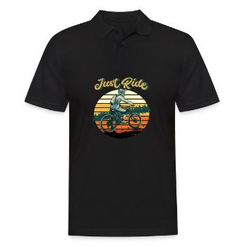 Vélos vélos vélo rétro vélo - Polo Homme - noir - Devant - Kai (181cm)