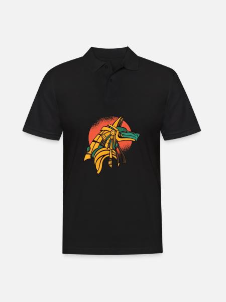 Mythologie égyptienne Anubis Pyramiede Toteng dieu - Polo Homme - noir