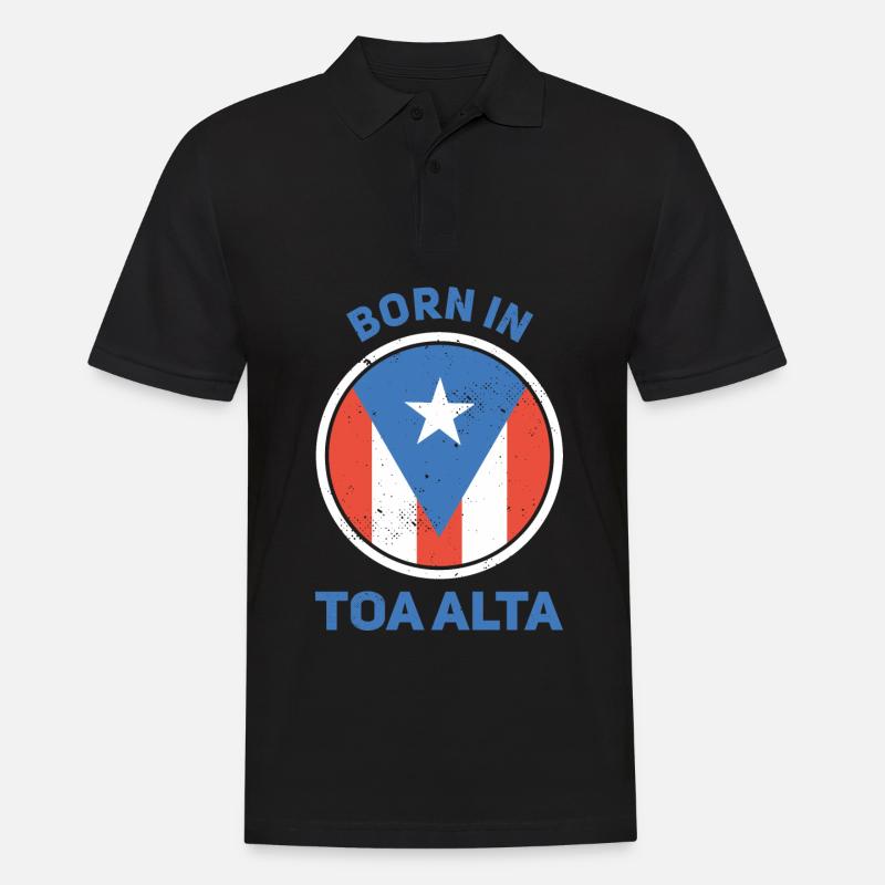 Toa Alta - Männer Poloshirt - Schwarz