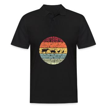 Animal welfare saying be kind to every kind gift - Men's Polo Shirt - black - Front - Kai (181cm)