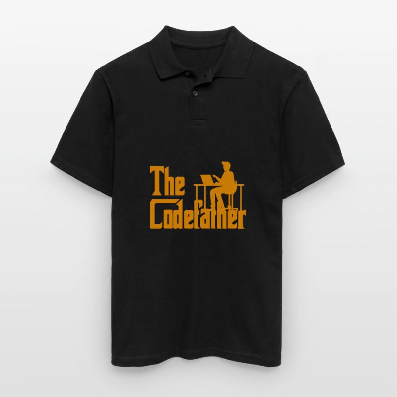 The Codefather Coding Programierer Geschenk Männer Poloshirt