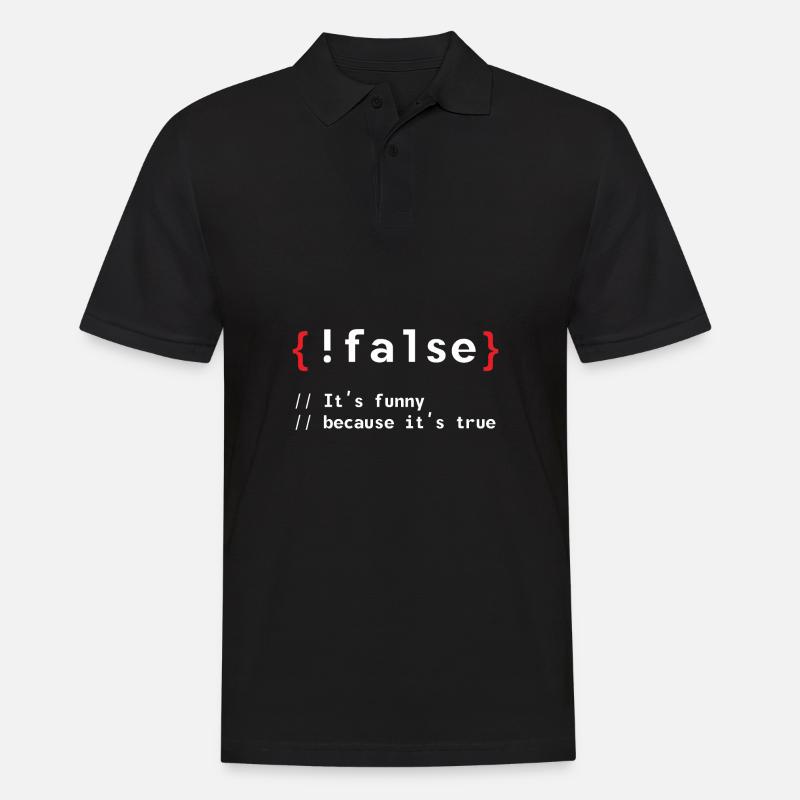 Coding Debug Admin Programme Cadeau - Polo Homme - noir