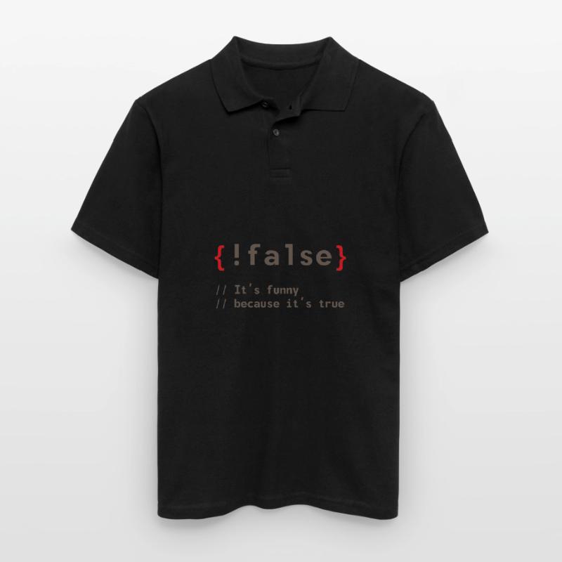 Coding Debug Admin Programme Cadeau Polo Homme