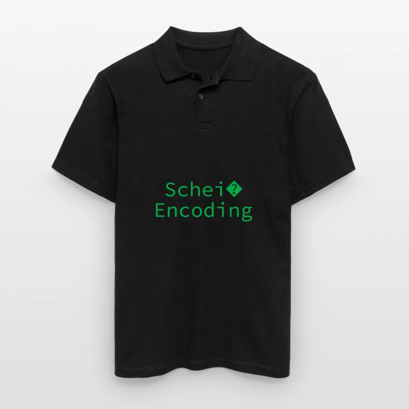 Schei encoding Programming Informatik Geschenk Männer Poloshirt