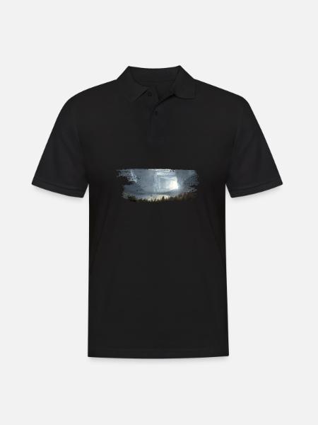 Fantasy cave - Men's Polo Shirt - black