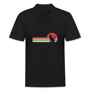 Chemise de chat Style rétro T-shirt - Polo Homme - noir - Devant - Kai (181cm)