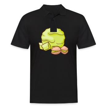 Crème glacée à la pistache crème glacée crème glacée crème glacée crème glacée - Polo Homme - noir - Devant - Kai (181cm)