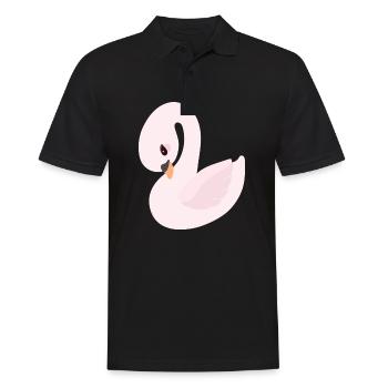cygne - Polo Homme - noir - Devant - Kai (181cm)