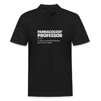 Professeur de parmacologie - Polo Homme - noir - Devant - Kai (181cm)