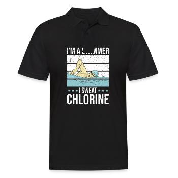Je suis un nageur, je transpire clorine - Polo Homme - noir - Devant - Kai (181cm)