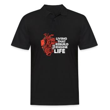 Open-heart surgery - Men's Polo Shirt - black - Front - Kai (181cm)