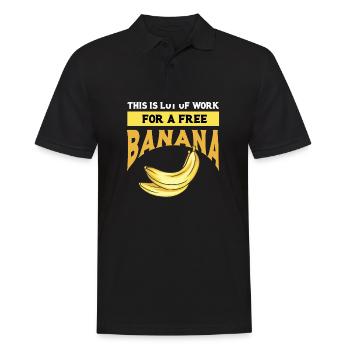 Lustiges Marathon Läufer Cross Country Marathoner - Männer Poloshirt - Schwarz - Vorne - Kai (181cm)