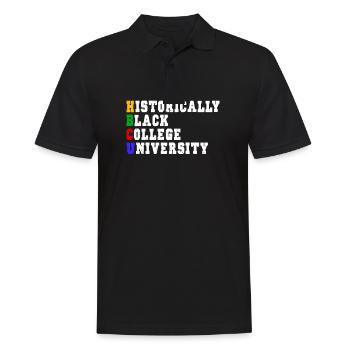 Hbcu Clothing Historic Black College - Men's Polo Shirt - black - Front - Kai (181cm)