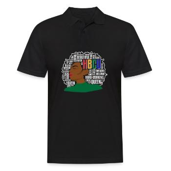 Hbcu Clothing Historic Black College - Men's Polo Shirt - black - Front - Kai (181cm)