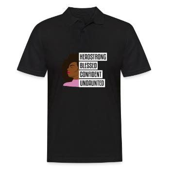 Hbcu Clothing Historic Black College - Men's Polo Shirt - black - Front - Kai (181cm)