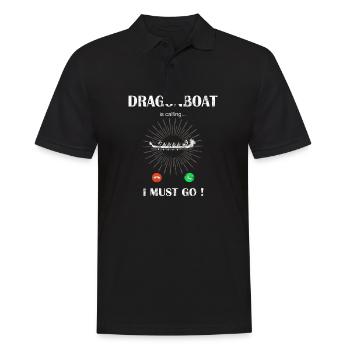 Festival de course de bateaux-dragons Bateau dragon - Polo Homme - noir - Devant - Kai (181cm)
