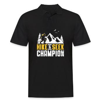 Bigfoot Party Supplies Hike And Seek Champion - Men's Polo Shirt - black - Front - Kai (181cm)