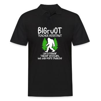 Bigfoot Party fournit un assistant enseignant Bigfoot - Polo Homme - noir - Devant - Kai (181cm)