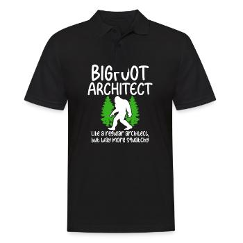 Bigfoot Party fournit Bigfoot Architect - Polo Homme - noir - Devant - Kai (181cm)