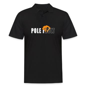 Cool Vault Athlete Vaulter Pole Jumper - Men's Polo Shirt - black - Front - Kai (181cm)