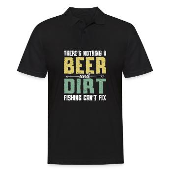Metaldetektor Schatzsucher Schatzsuche - Männer Poloshirt - Schwarz - Vorne - Kai (181cm)