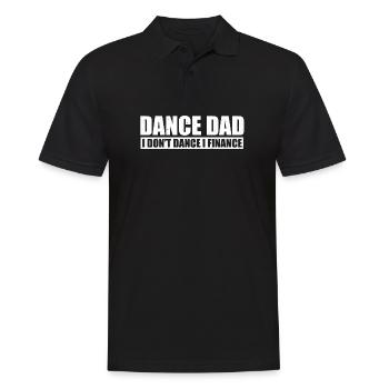 Dance Dad I Don’t Dance I Finance Père de - Polo Homme - noir - Devant - Kai (181cm)