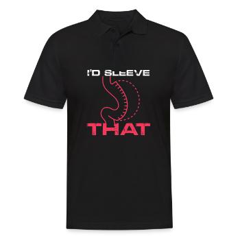 Id sleeve that Design pour un chirurgien gastrique - Polo Homme - noir - Devant - Kai (181cm)
