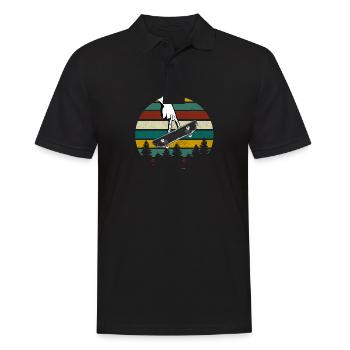 Fingerboarding Shirt, Fingerboard Shirt, Fingerboa - Men's Polo Shirt - black - Front - Kai (181cm)