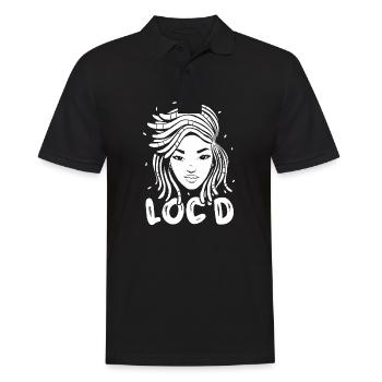 C’est The Locs For Me - Afro Hair Black American - Polo Homme - noir - Devant - Kai (181cm)