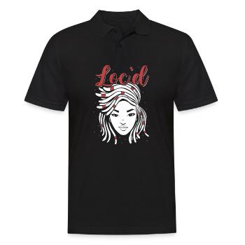 C’est The Locs For Me - Afro Hair Black American - Polo Homme - noir - Devant - Kai (181cm)