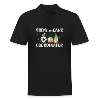 Coordonnatrice de Shenanigan’s de Merry St. Patrick’s - Polo Homme - noir - Devant - Kai (181cm)