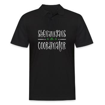 Coordonnatrice de Shenanigan’s de Merry St. Patrick’s - Polo Homme - noir - Devant - Kai (181cm)