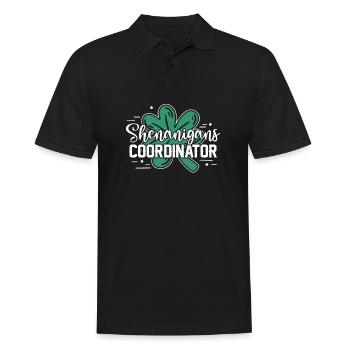 Coordonnatrice de Shenanigan’s de Merry St. Patrick’s - Polo Homme - noir - Devant - Kai (181cm)