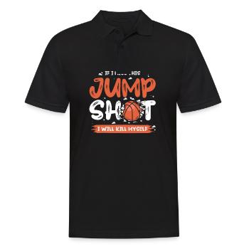 If I miss this jumpsuit, I bring - Men's Polo Shirt - black - Front - Kai (181cm)