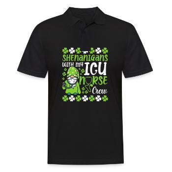 Shenanigans with my Icu nurse crew - Men's Polo Shirt - black - Front - Kai (181cm)
