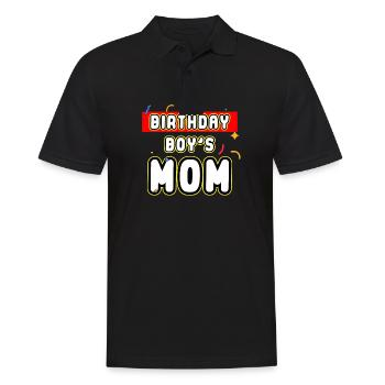 Mère du garçon d’anniversaire Bauklötze - Polo Homme - noir - Devant - Kai (181cm)