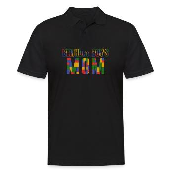 Mère du garçon d’anniversaire Bauklötze - Polo Homme - noir - Devant - Kai (181cm)