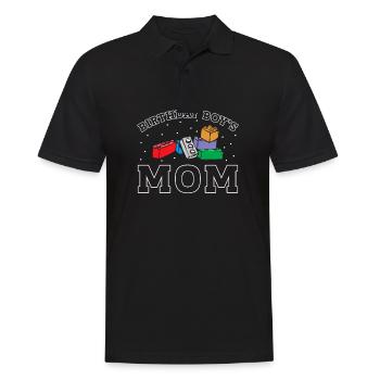 Mère du garçon d’anniversaire Bauklötze - Polo Homme - noir - Devant - Kai (181cm)