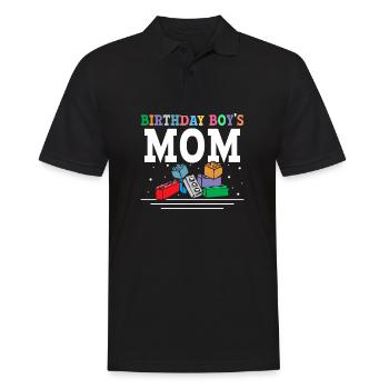 Mère du garçon d’anniversaire Bauklötze - Polo Homme - noir - Devant - Kai (181cm)