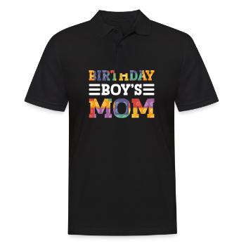 Mère du garçon d’anniversaire Bauklötze - Polo Homme - noir - Devant - Kai (181cm)