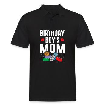 Mère du garçon d’anniversaire Bauklötze - Polo Homme - noir - Devant - Kai (181cm)