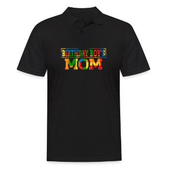 Mère du garçon d’anniversaire Bauklötze - Polo Homme - noir - Devant - Kai (181cm)