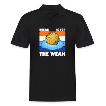 Wassersport Wasserballer Wasserball Team Sportart - Männer Poloshirt - Schwarz - Vorne - Kai (181cm)