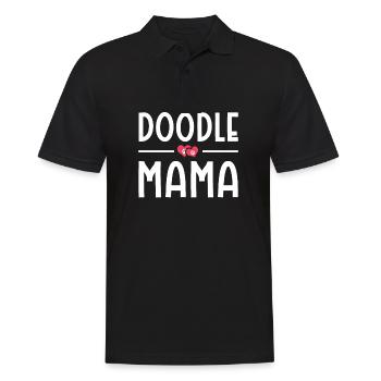 Femmes Doodle Mama Labradoodle Goldendoodle - Polo Homme - noir - Devant - Kai (181cm)