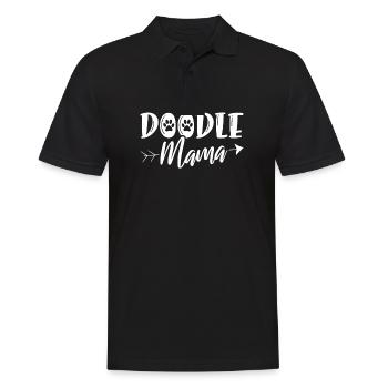 Doodle Mama Labradoodle Femme Goldendoodle - Polo Homme - noir - Devant - Kai (181cm)